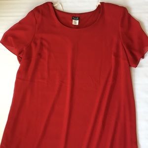 Helen Blake Dress Red Short Sleeve